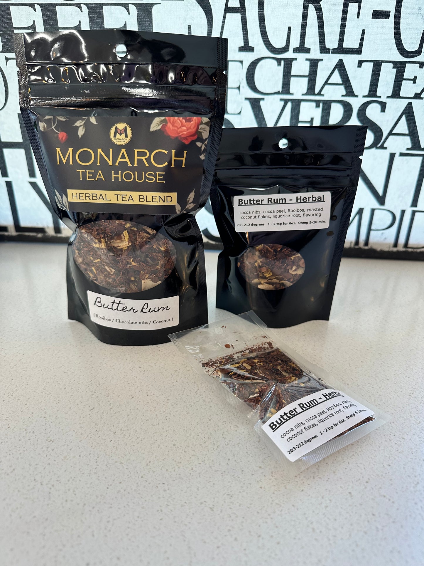Butter Rum: Herbal Blend (Rooibos/Chocolate/Rum)