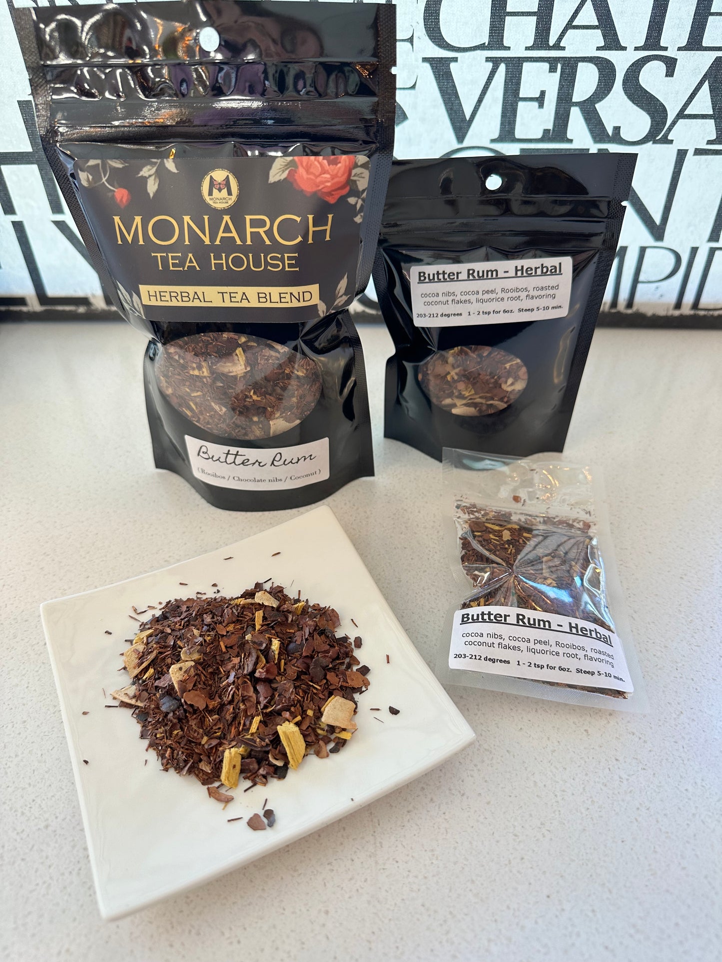 Butter Rum: Herbal Blend (Rooibos/Chocolate/Rum)