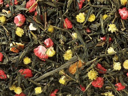 Spring Melody: Green Tea Blend (Strawberry/Orange)