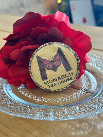 Monarch Tea House Pin (2 sizes available)