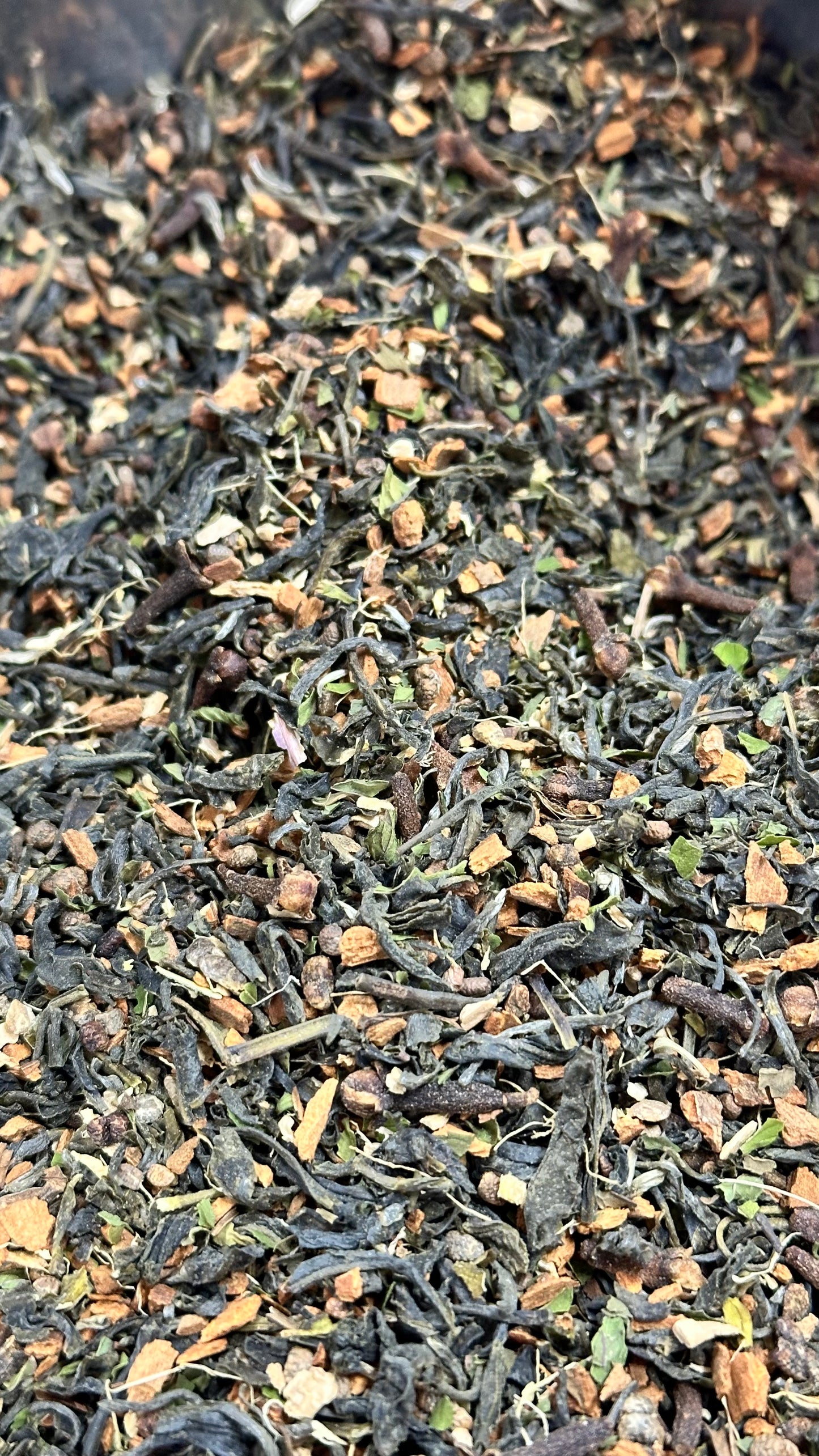 Green Chai: Green Tea Blend (Cardamom/Ginger/Mint/Cinnamon)