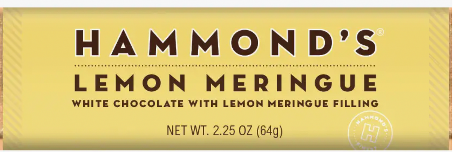 Lemon Meringue  White Chocolate Bar