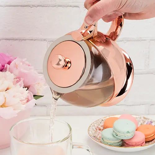 Shelby Rose Gold Wrapped Teapot