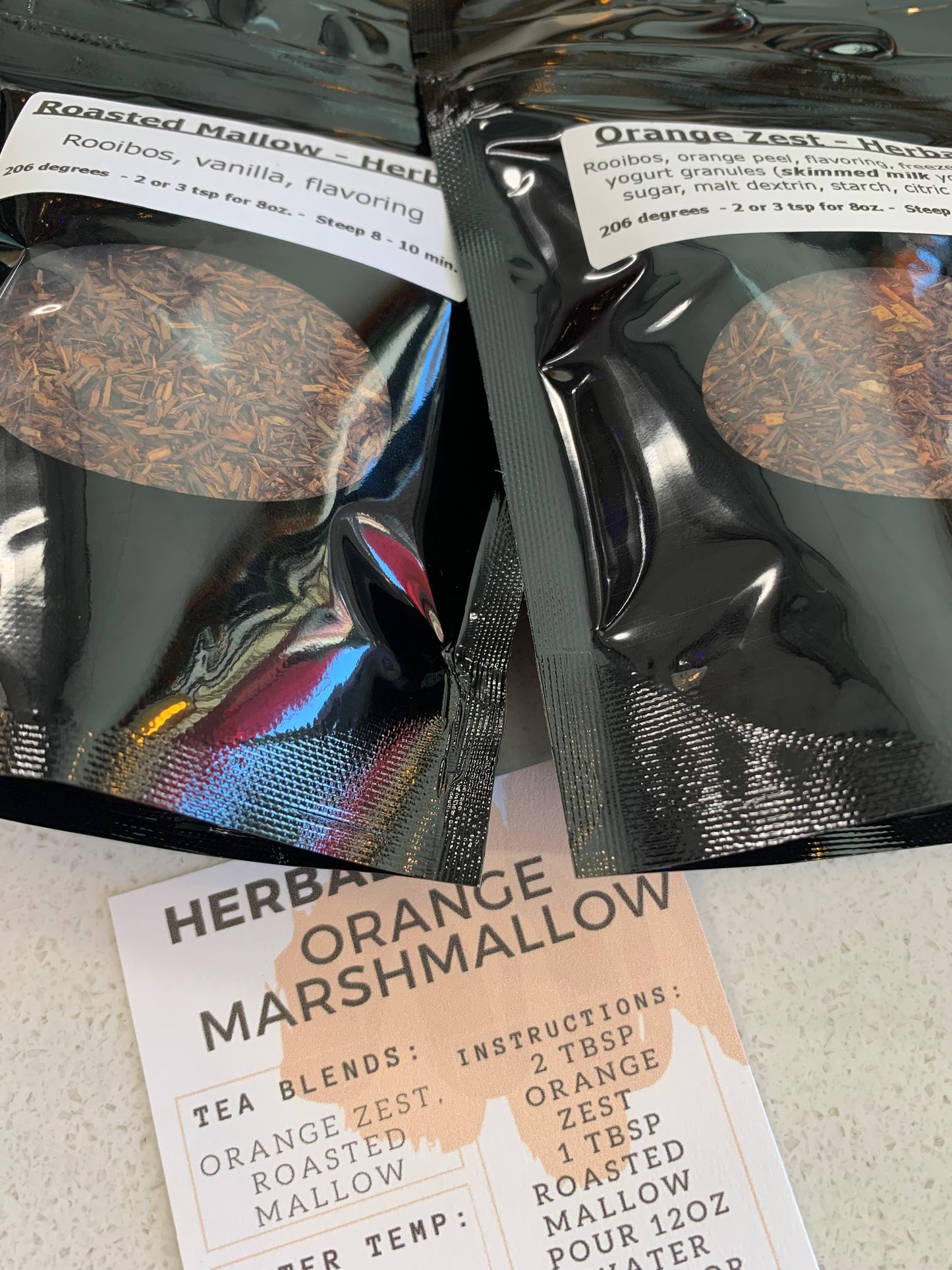 Orange Marshmallow Recipe Bundle: HERBAL (Orange Zest and Roasted Mallow)