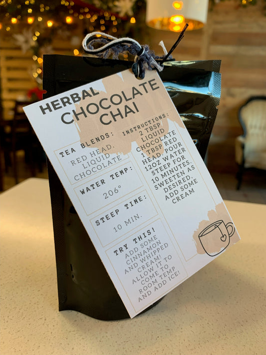 Chocolate Chai Recipe Bundle: HERBAL (Liquid Chocolate and Red Head)